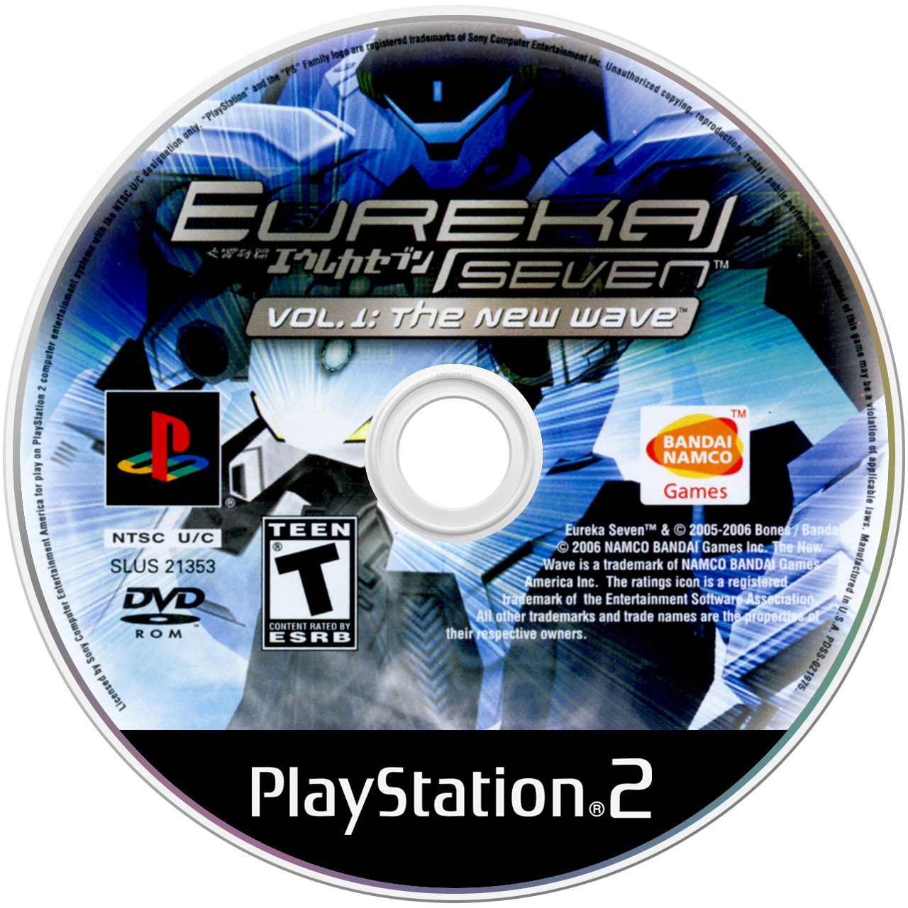 Eureka Seven Vol 1: The New Wave media 5 for Playstation 2